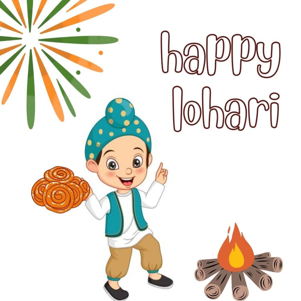 Celebrating Lohri 2023: The Festival of Joy and Thanksgiving in Punjab happy lohari a boy happy