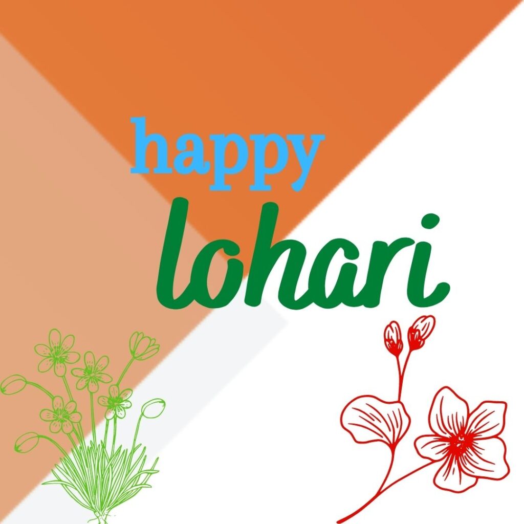 Celebrating Lohri 2023: The Festival of Joy and Thanksgiving in Punjab happy lohari green flower