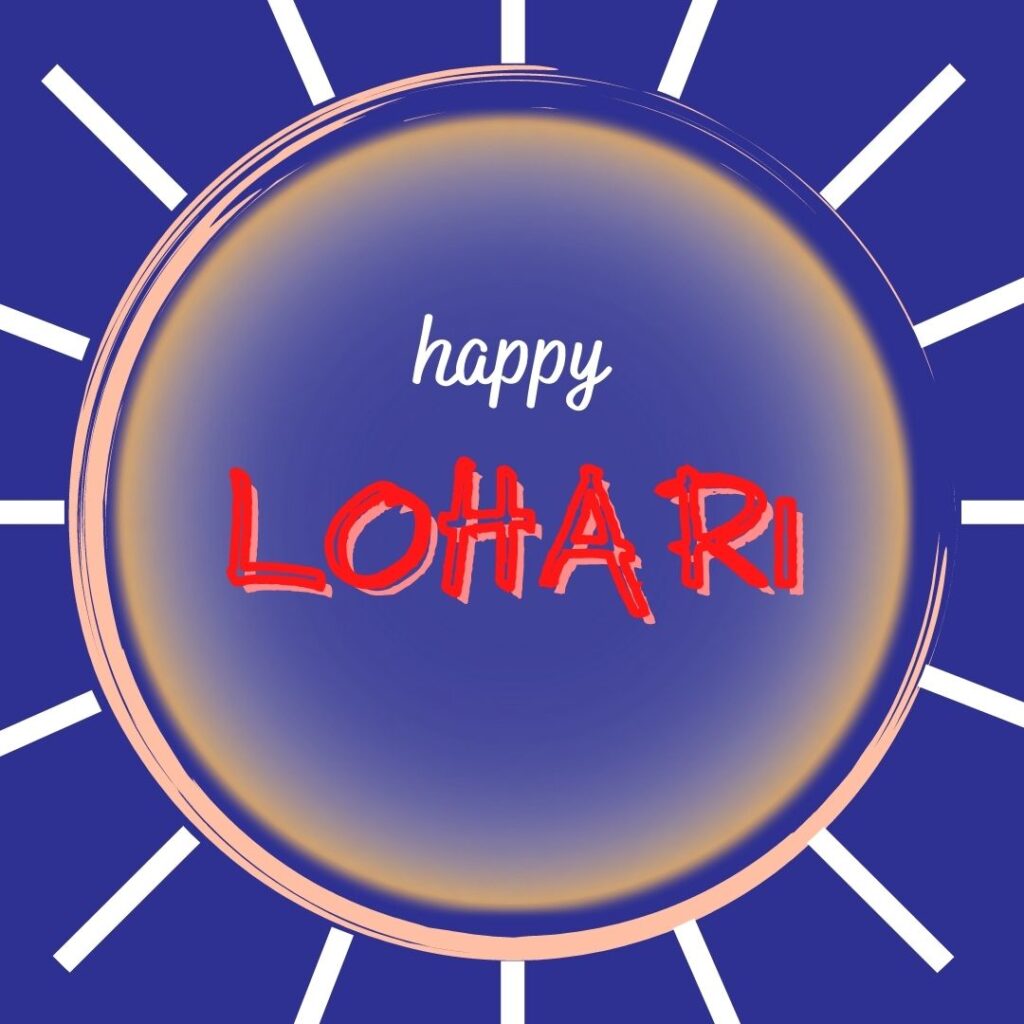 Celebrating Lohri 2023: The Festival of Joy and Thanksgiving in Punjab happy lohari peech out line