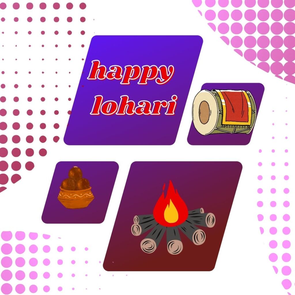 Celebrating Lohri 2023: The Festival of Joy and Thanksgiving in Punjab happy lohari pink dots