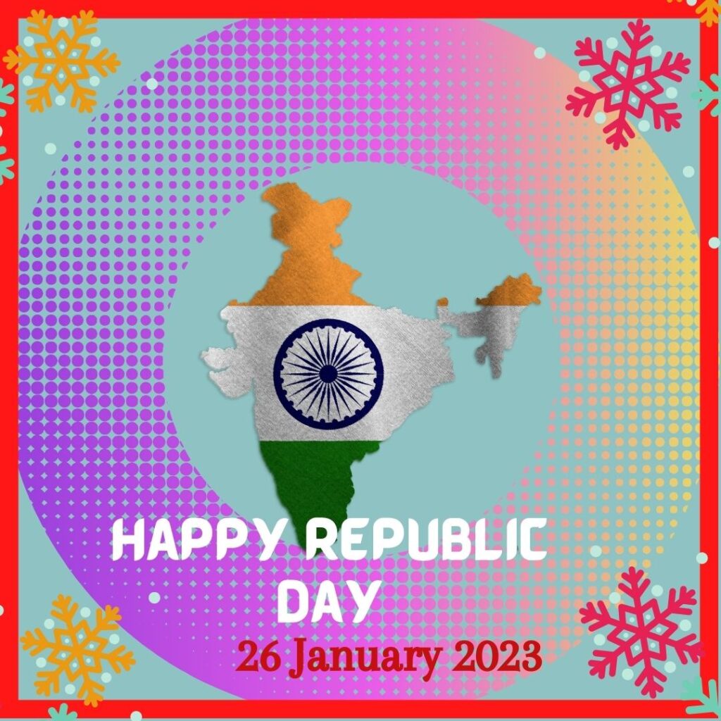 Celebrating Republic Day 26 January in India: How to A Look at the History and Meaning Behind the National Holiday: want to change it happy republic day 4 flower in the corner