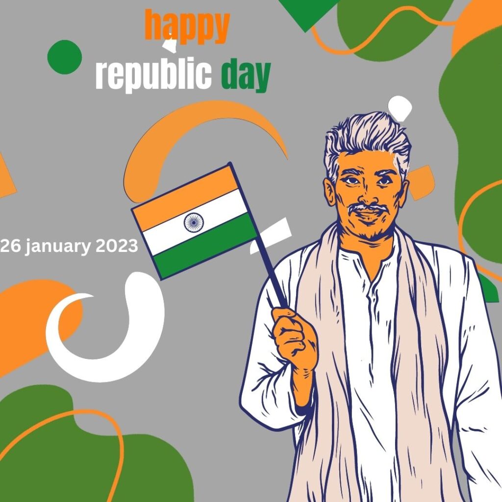 Celebrating Republic Day 26 January in India: How to A Look at the History and Meaning Behind the National Holiday: want to change it happy republic day a man smiling