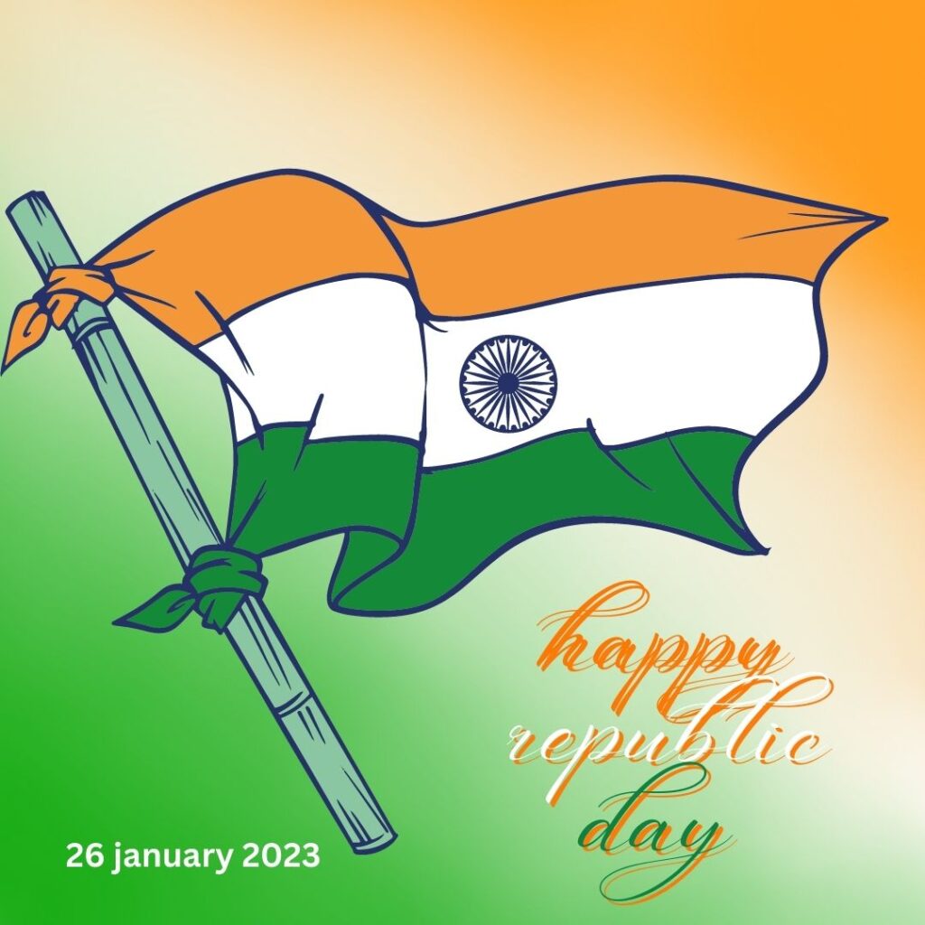 Celebrating Republic Day 26 January in India: How to A Look at the History and Meaning Behind the National Holiday: want to change it happy republic day flas with stick