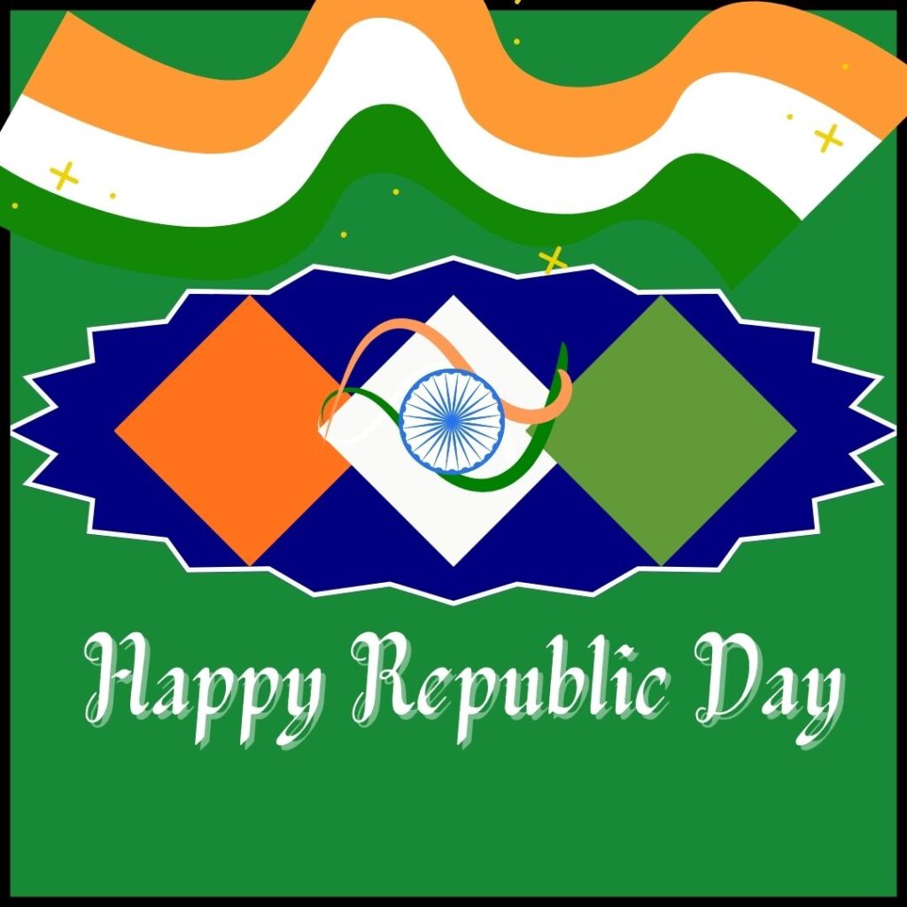 Celebrating Republic Day 26 January in India: How to A Look at the History and Meaning Behind the National Holiday: want to change it happy republic day full green backround