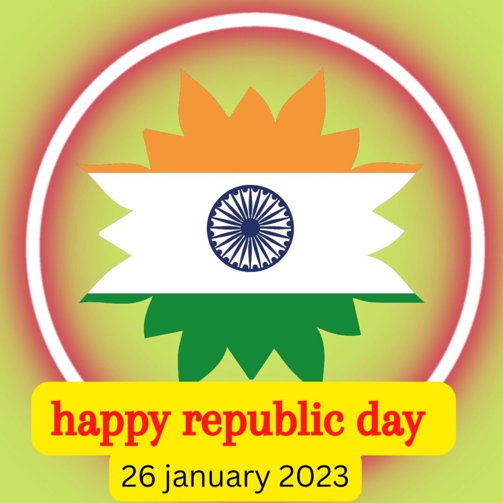Celebrating Republic Day 26 January in India: How to A Look at the History and Meaning Behind the National Holiday: want to change it happy republic day glag with cercile