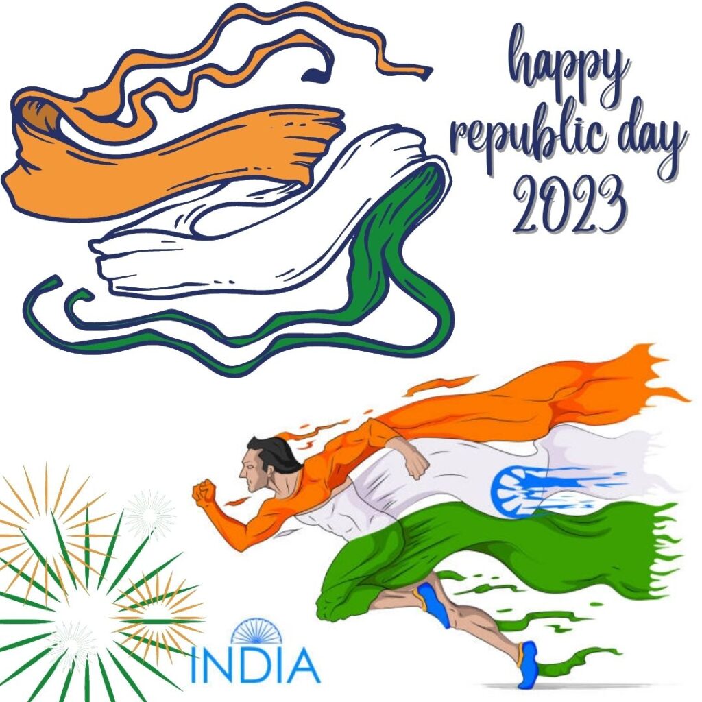 Celebrating Republic Day 26 January in India: How to A Look at the History and Meaning Behind the National Holiday: want to change it happy republic day man runing