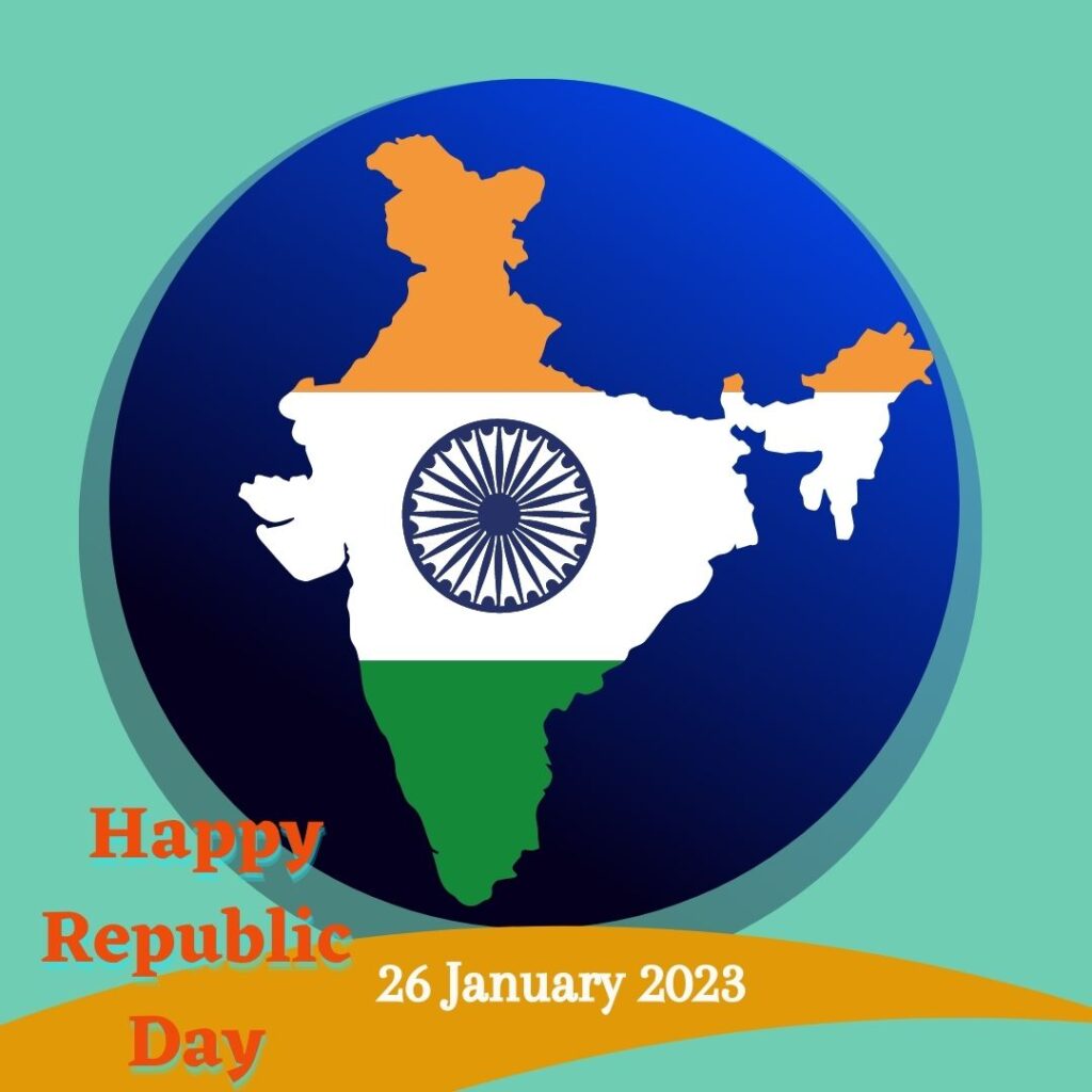 Celebrating Republic Day 26 January in India: How to A Look at the History and Meaning Behind the National Holiday: want to change it happy republic day yellow line with map