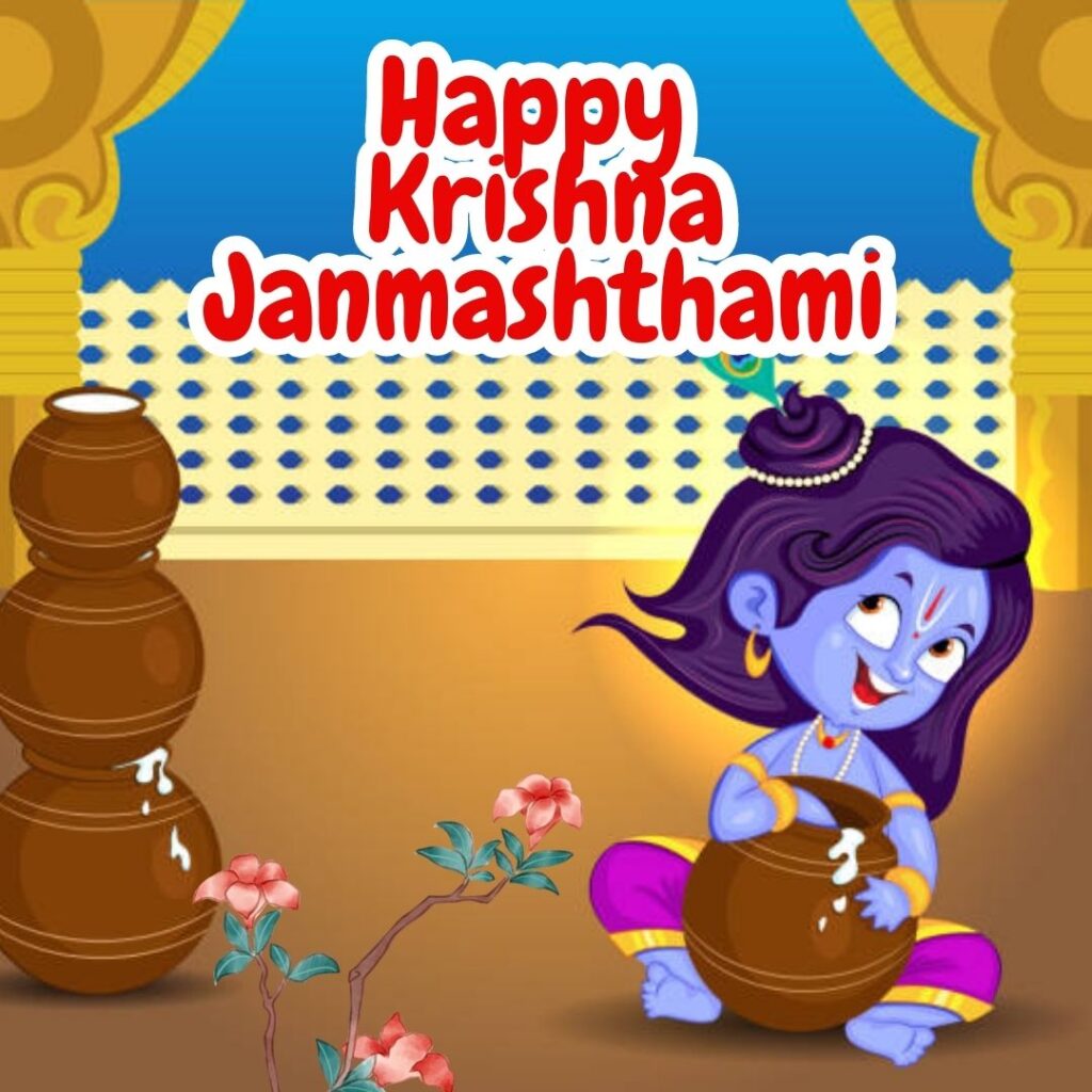 Happy Krishna Janmashthami Images 2023 Image of Radhe Krishna Image 3