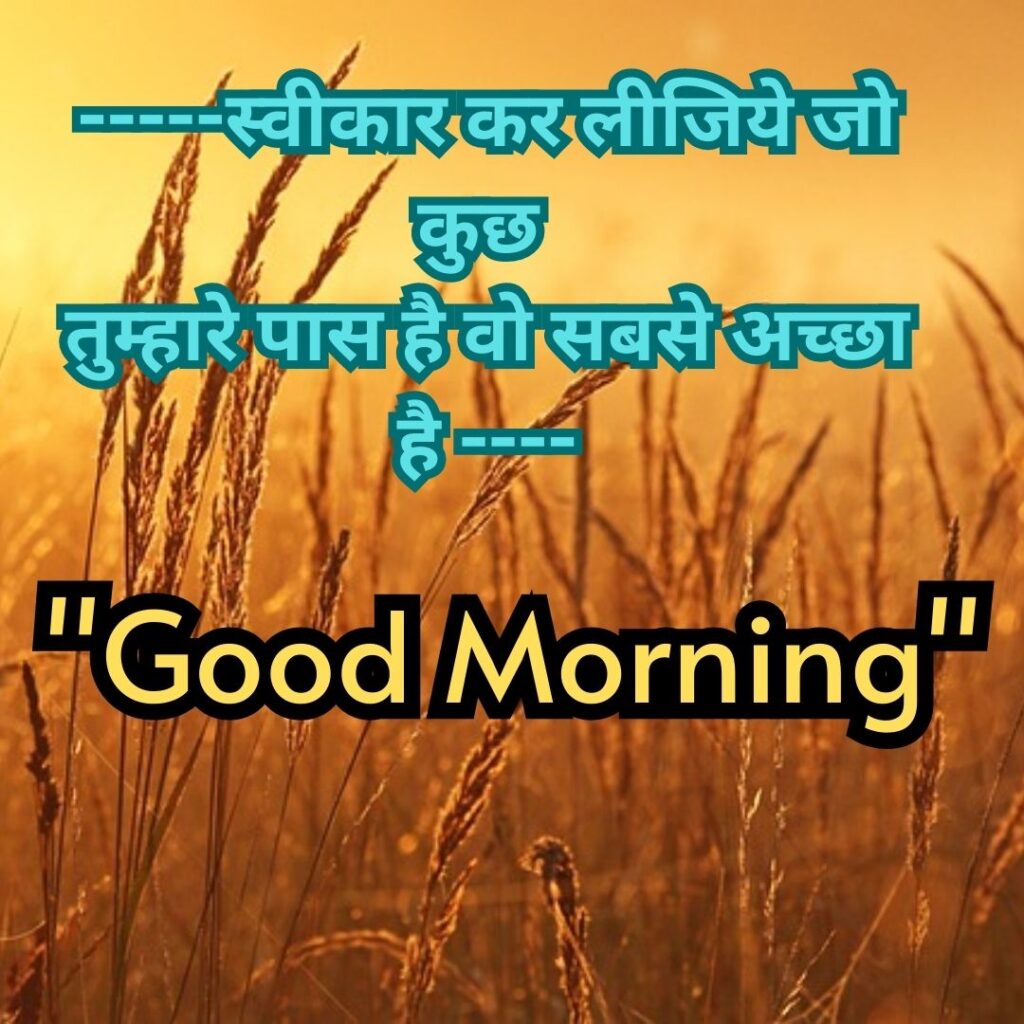 Good Morning Quotas Hindi 2023 Image of Good Morning Quotes in Hindi with Images 8