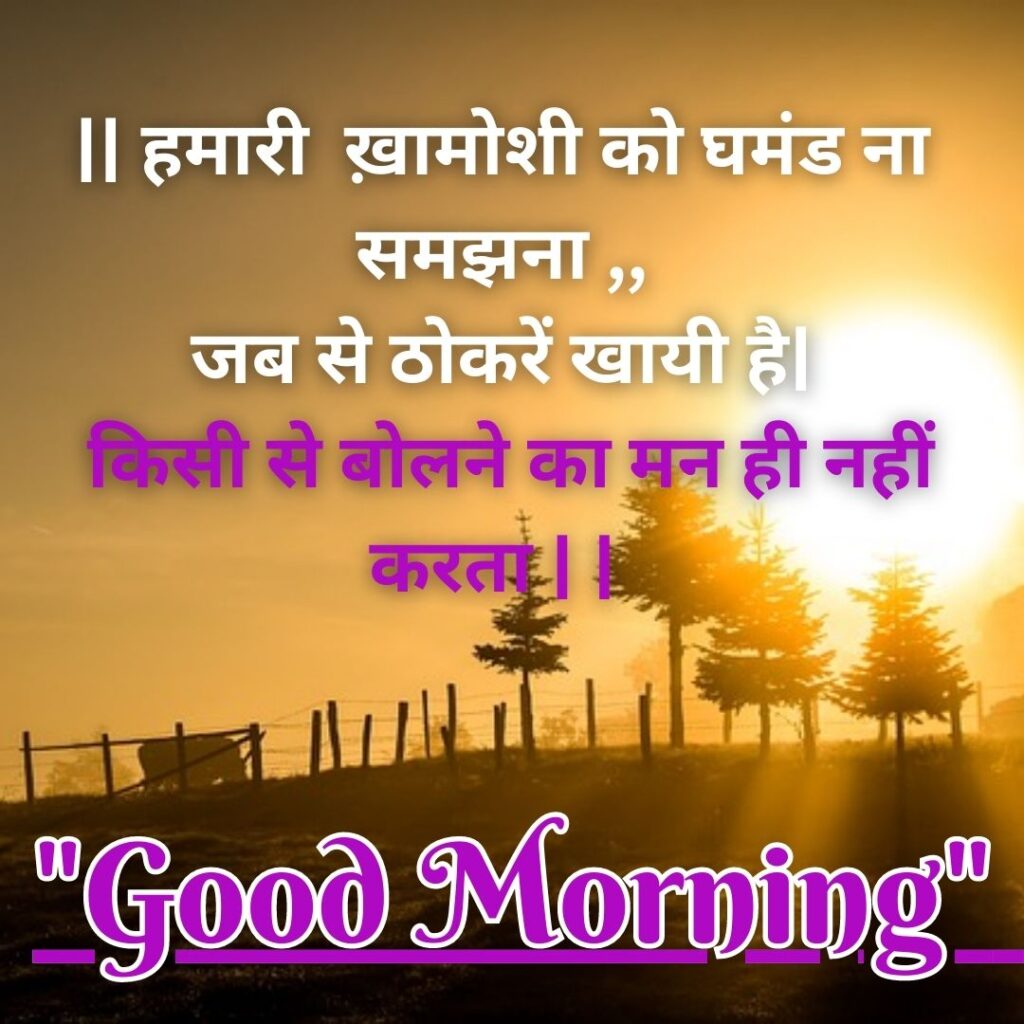Good Morning Quotas Hindi 2023 Image of Good Morning positive thoughts 5