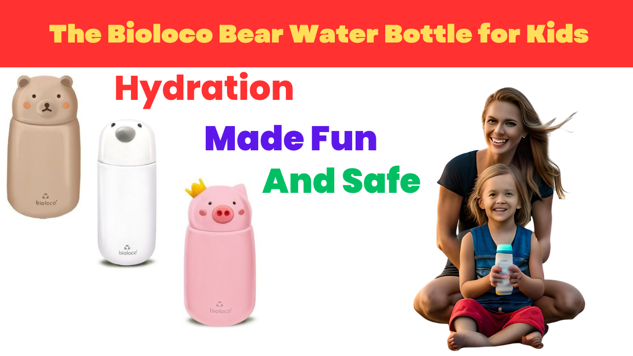The Bioloco Bear Water Bottle for Kids