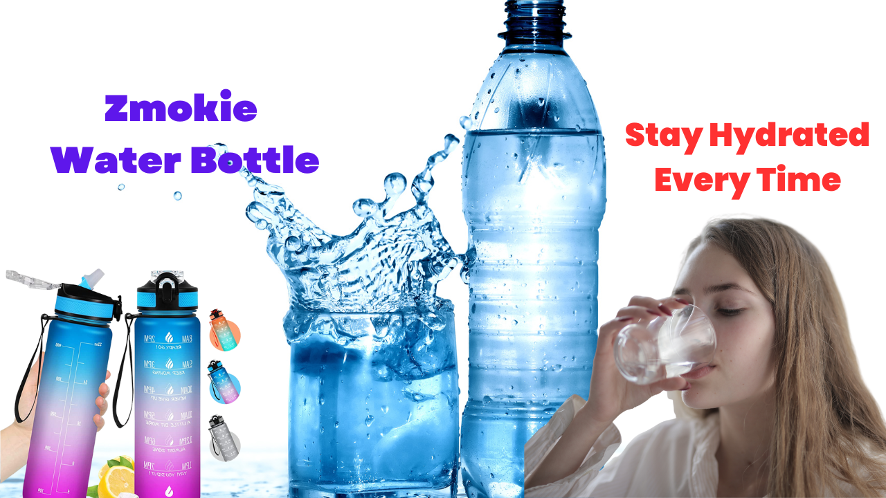 Zmokie Water Bottle Stay Hydrated Every Time